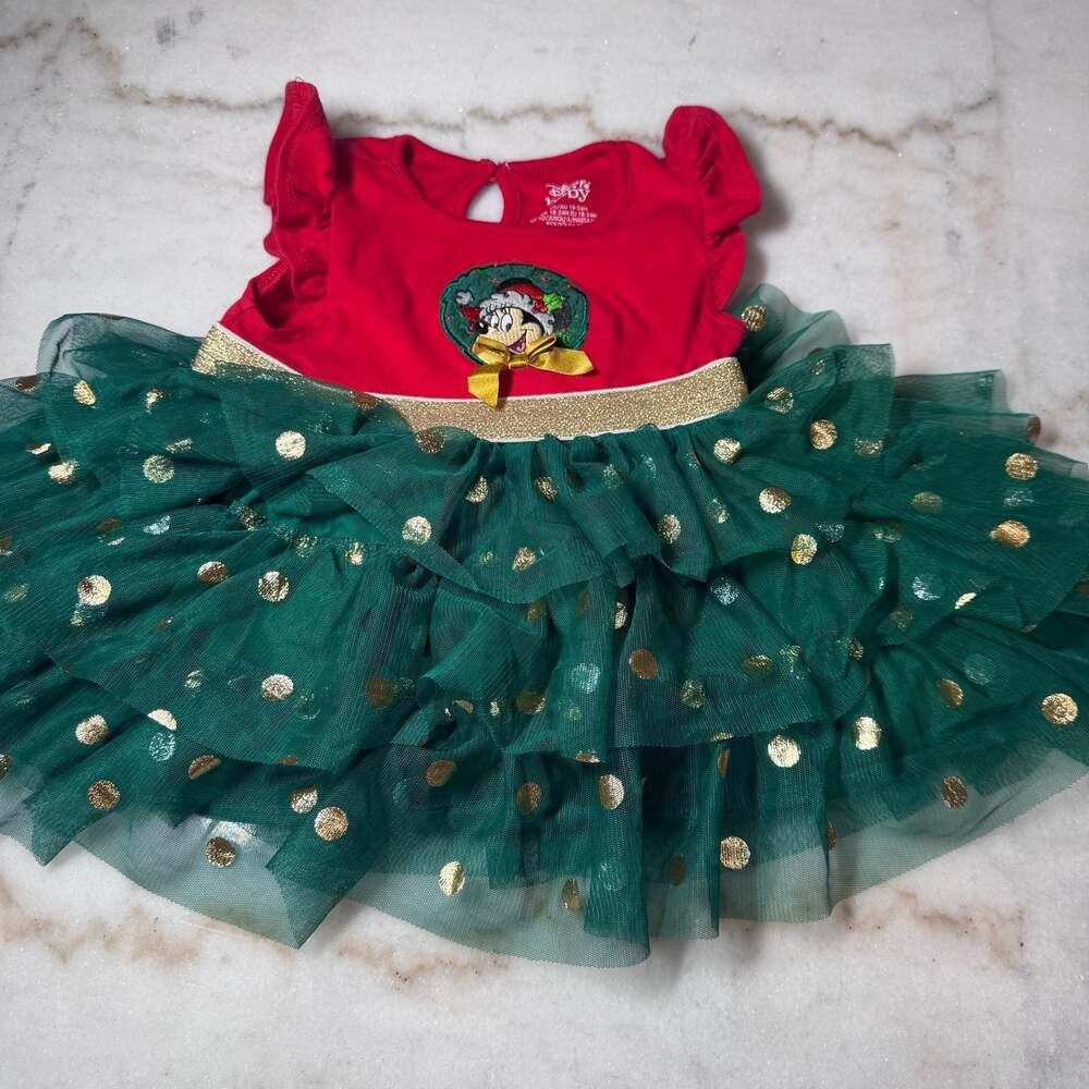 Disney Baby Minnie Mouse Christmas Tutu Dress